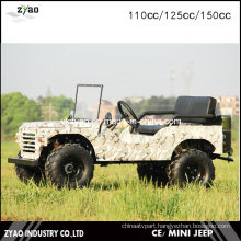 4 Wheeler Farm ATV for Adults Jeep 110cc 125cc or 150cc Mini Jeep for Kids How Sale